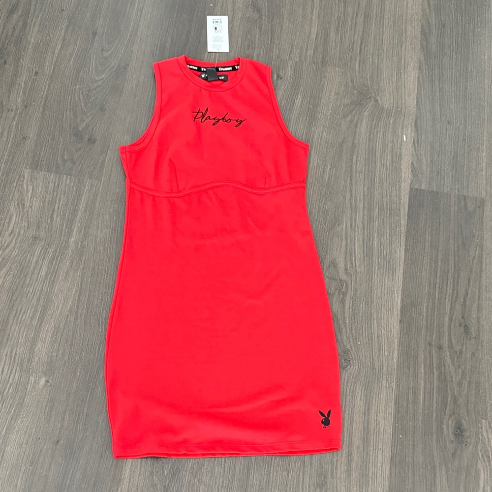 PLAYBOY Vibrant Red Mini Dress